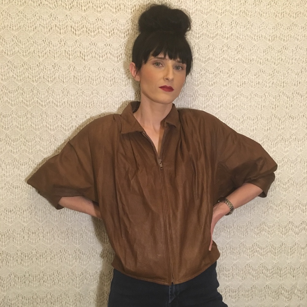 Vintage REMY LEATHER Bomber Jacket